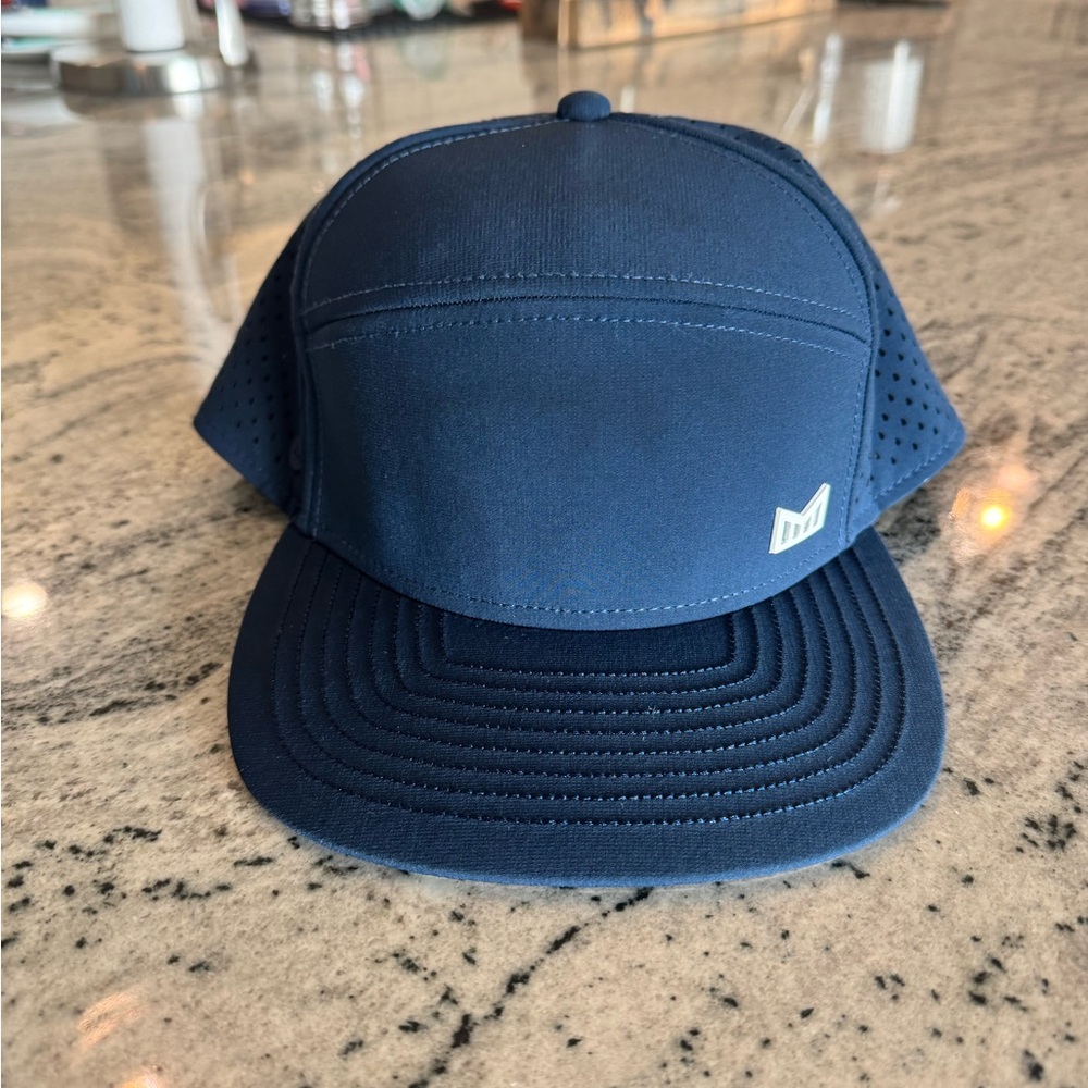 Melin Brand Blue 5-Panel Hat with Structured Crown
